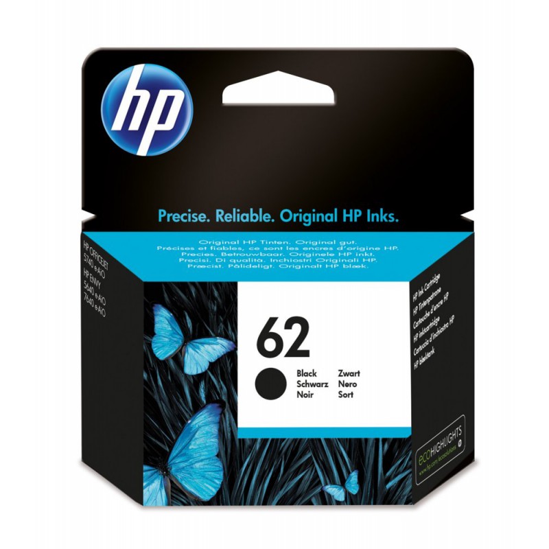 HP 62 originele zwarte inktcartridge