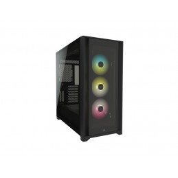 Corsair iCUE 5000X RGB Midi Tower Zwart