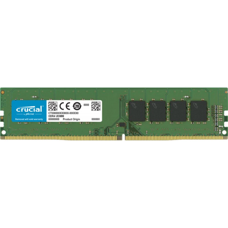 Crucial CT8G4DFRA32A geheugenmodule 8 GB 1 x 8 GB DDR4 3200 MHz