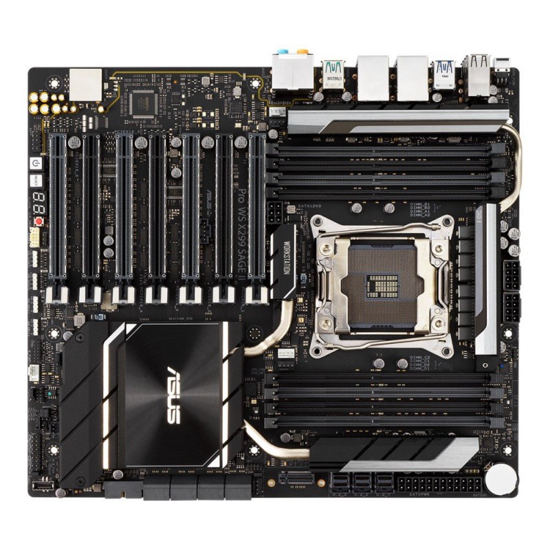 ASUS Pro WS X299 SAGE II Intel X299 LGA 2066 (Socket R4) CEB