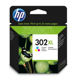 HP 302XL originele high-capacity drie-kleuren inktcartridge