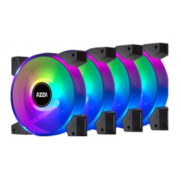 FAN Azza Hurricane II 120mm ARGB SET4 PWM