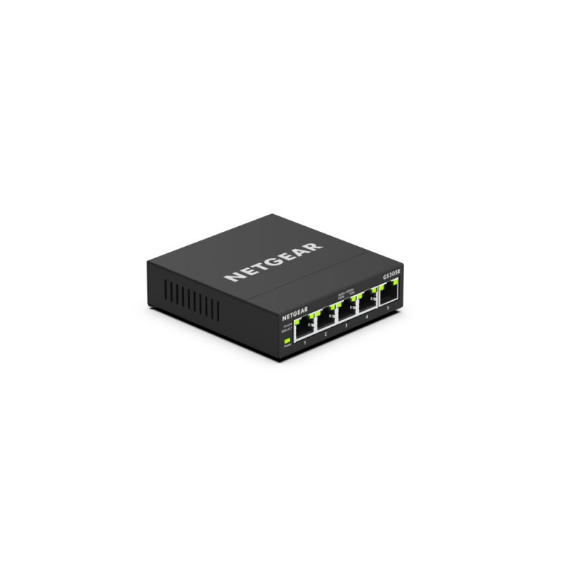 NETGEAR GS305E Managed Gigabit Ethernet (10/100/1000) Zwart