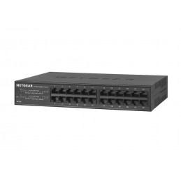 NETGEAR GS324 Unmanaged Gigabit Ethernet (10/100/1000) Zwart