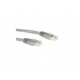 ACT Grijze 10 meter UTP CAT5E patchkabel met RJ45 connectoren