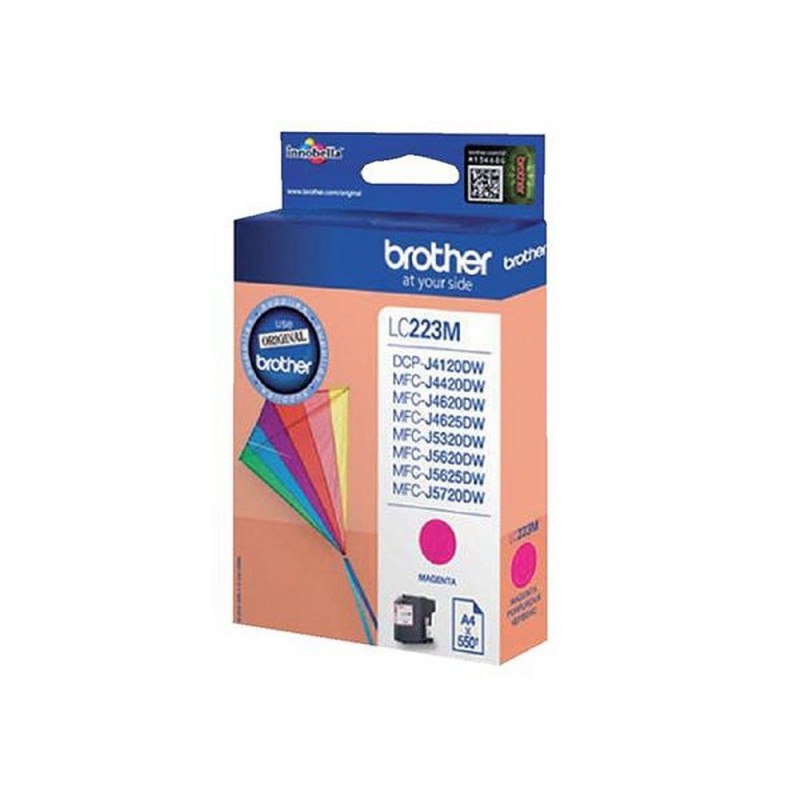 Brother LC-223M inktcartridge 1 stuk(s) Origineel Magenta