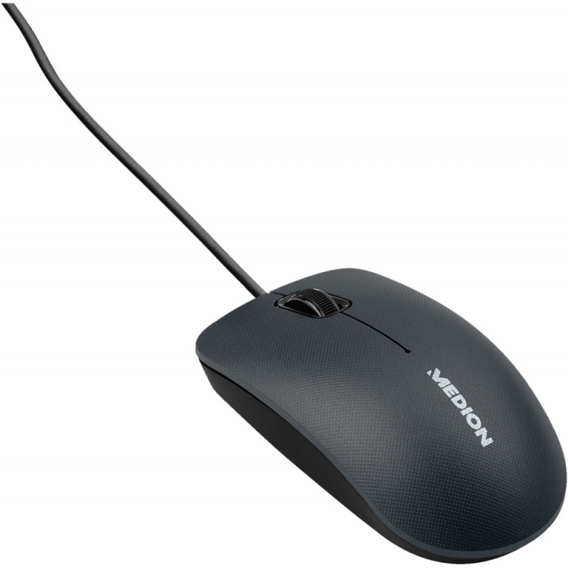 Medion Wired USB Mouse Zwart