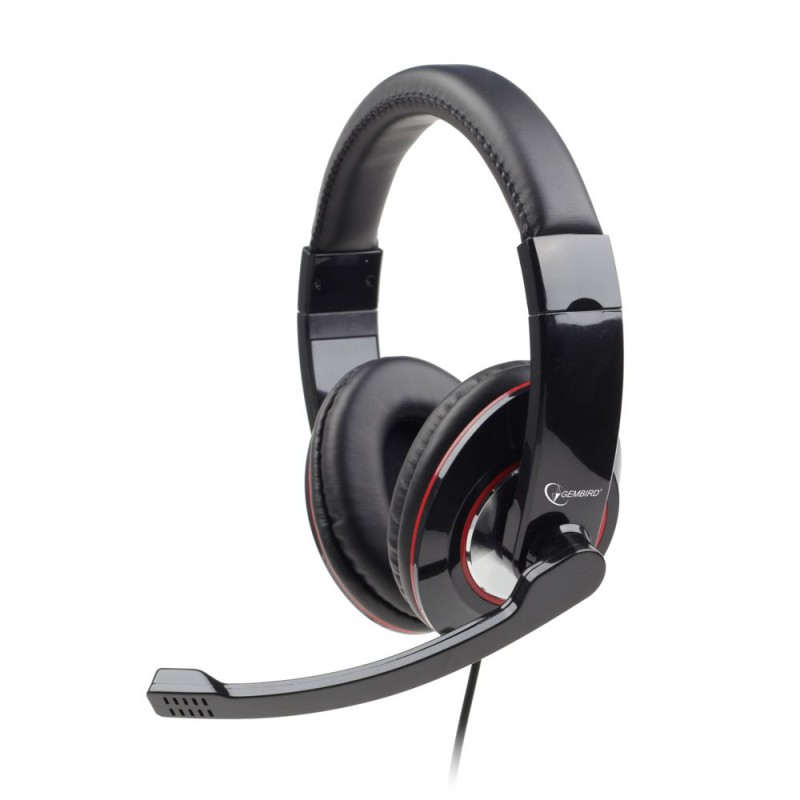 Gembird MHS-001 hoofdtelefoon/headset Hoofdband Zwart