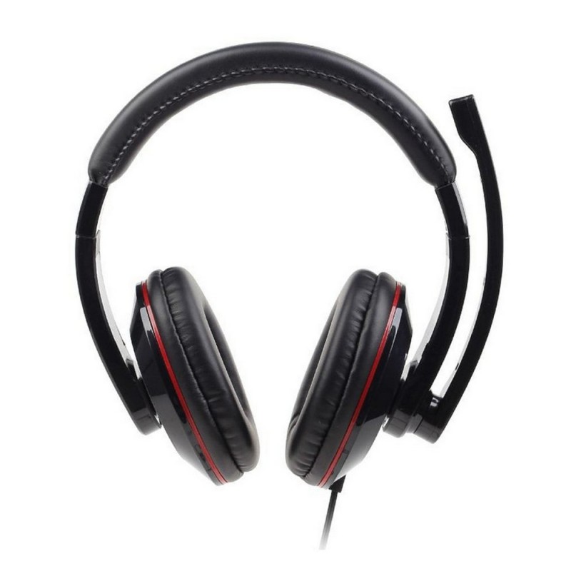 Gembird MHS-001 hoofdtelefoon/headset Bedraad Hoofdband Oproepen/muziek Zwart