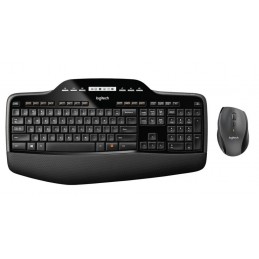 Logitech MK710 Performance toetsenbord Inclusief muis RF Draadloos QWERTZ Duits Zwart