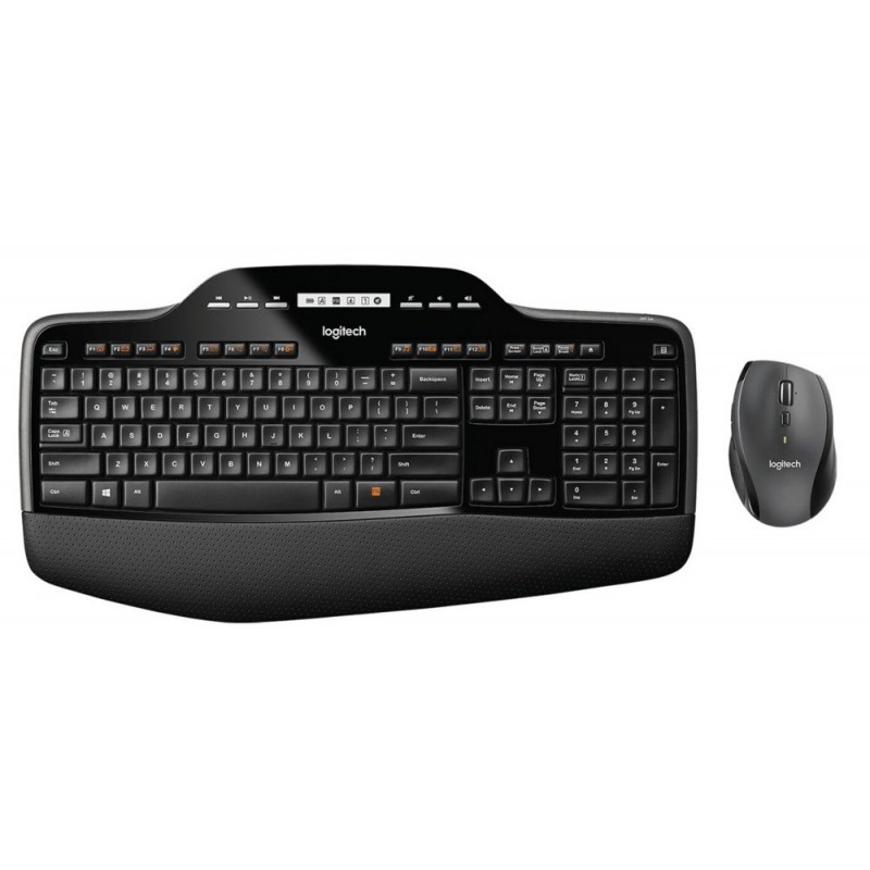 Logitech MK710 Performance toetsenbord Inclusief muis RF Draadloos QWERTZ Duits Zwart