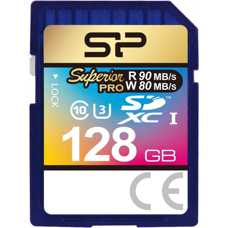 SD Silicon Power Superior Pro 128GB SD UHS-I Klasse 10