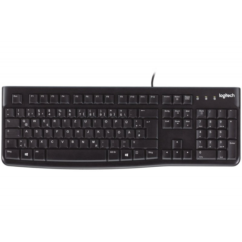 Logitech Keyboard K120 for Business toetsenbord USB QWERTZ Duits Zwart