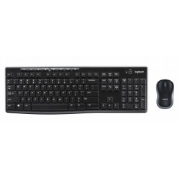 Logitech Wireless Combo MK270 toetsenbord Inclusief muis USB QWERTZ Duits Zwart