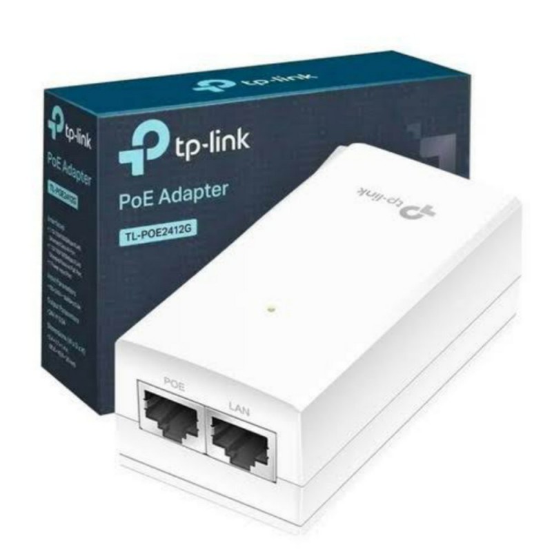 TPLINK TLPOE2412G PoE adapter  injector Gigabit Ethernet 24 V