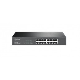 TPLink TLSF1016 Unmanaged Fast Ethernet 10100 1U Zwart