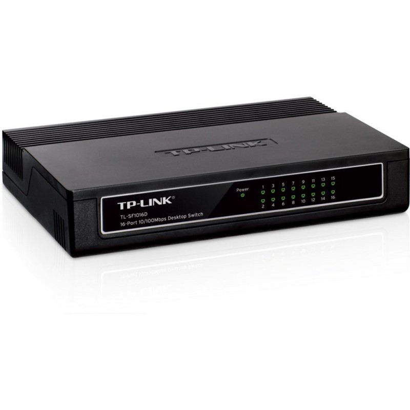 TPLINK TLSF1016D Unmanaged Fast Ethernet 10100