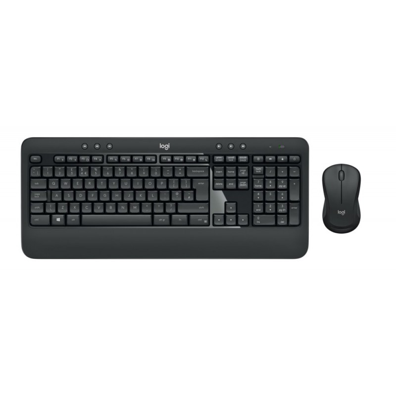 Logitech Advanced MK540 toetsenbord Inclusief muis USB QWERTZ Duits Zwart Wit