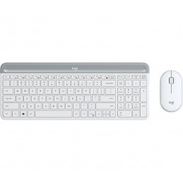 Logitech MK470 toetsenbord Inclusief muis USB QWERTY Engels Wit