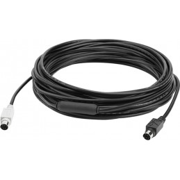 Logitech GROUP 10m Extender Cable PS/2-kabel 6-p Mini-DIN Zwart