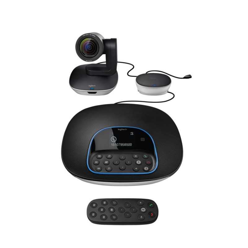 Logitech GROUP video conferencing systeem Videovergaderingssysteem voor groepen