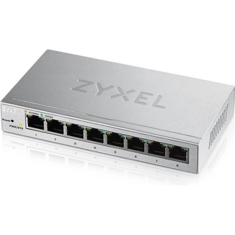 Zyxel GS12008 Managed Gigabit Ethernet 101001000 Zilver