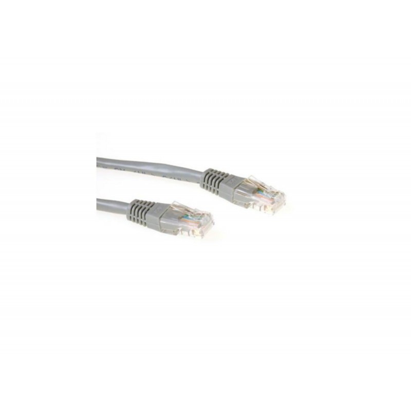 ACT Grijze 5 meter UTP CAT5E patchkabel met RJ45 connectoren