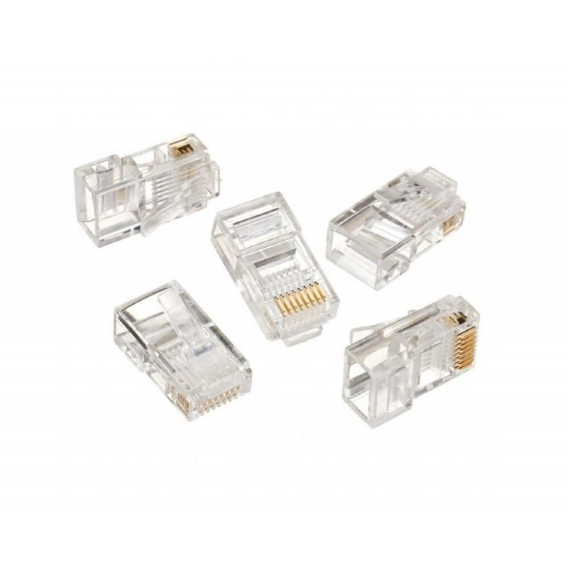 Gembird LC-8P8C-001/50 kabel-connector RJ-45 Transparant