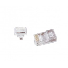 Gembird LC-PTU-01/100 kabel-connector 8P8C RJ45 Transparant