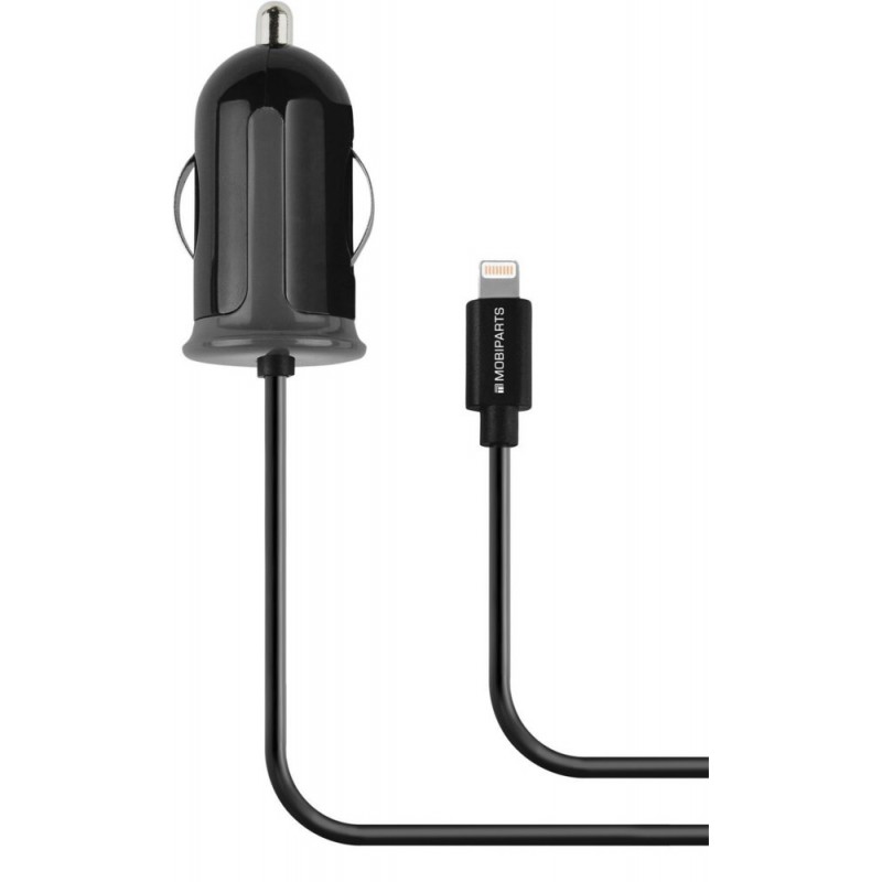 Mobiparts Car Charger Apple Lightning 2.4A Black