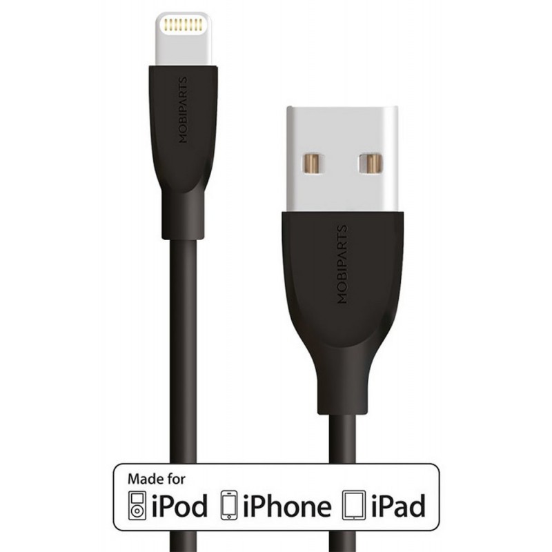 Mobiparts Apple Lightning to USB Cable 2A 1m Black