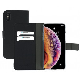 Mobiparts Saffiano Wallet Case Apple iPhone X iPhone XS Black