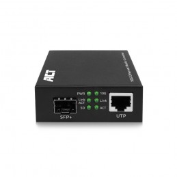 ACT AC4455 netwerk media converter 10000 Mbit/s Multimode Single-mode Zwart