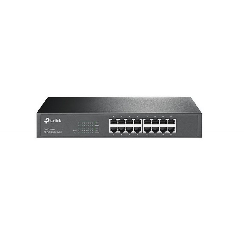 TP-Link TL-SF1016 Unmanaged Fast Ethernet (10/100) 1U Zwart