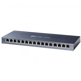 TPLINK TLSG116E Unmanaged Gigabit Ethernet 101001000 Zwart