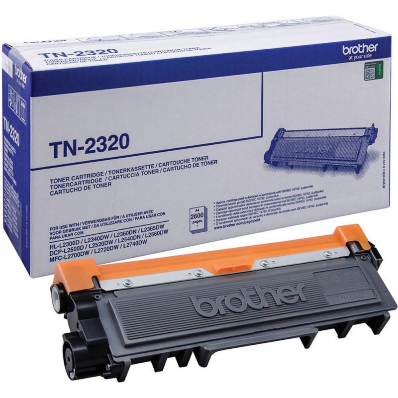 Brother TN-2320 tonercartridge 1 stuk(s) Origineel Zwart