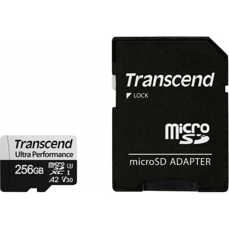 Transcend TS256GUSD340S flashgeheugen 256 GB MicroSDXC UHSI Klasse 10