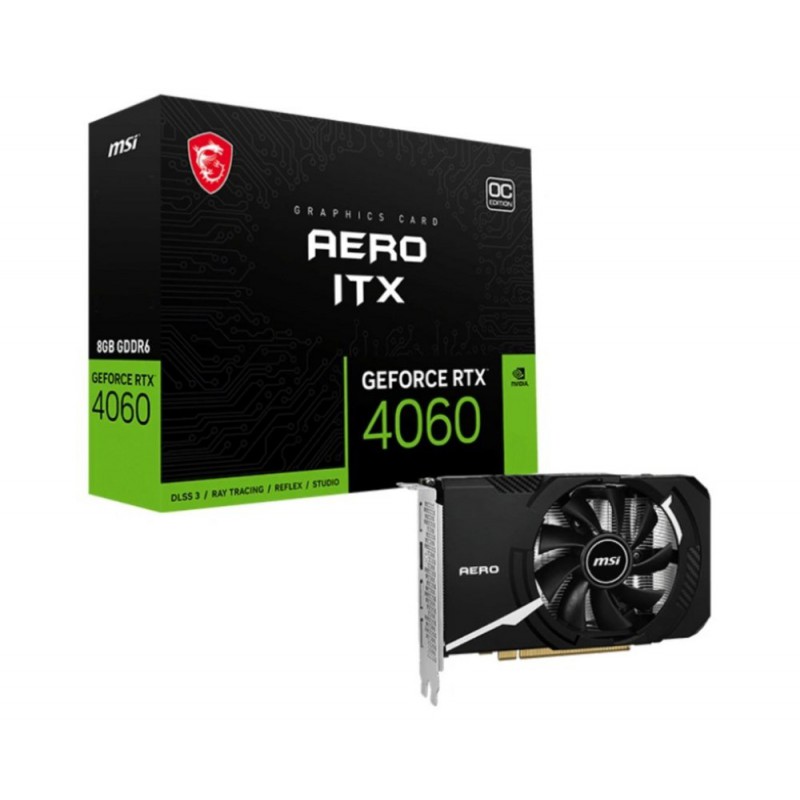 VGA MSI GeForce RTX 4060 AERO ITX 8G OC