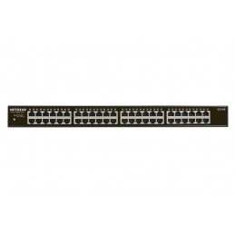 NETGEAR GS348 Unmanaged Gigabit Ethernet (10/100/1000) 1U Zwart