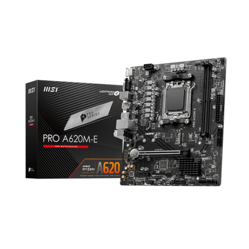 MSI PRO A620ME moederbord AMD A620 Socket AM5 micro ATX