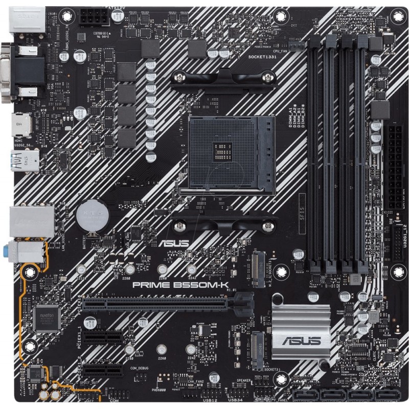 ASUS PRIME B550MK AMD B550 Socket AM4 micro ATX RENEWED