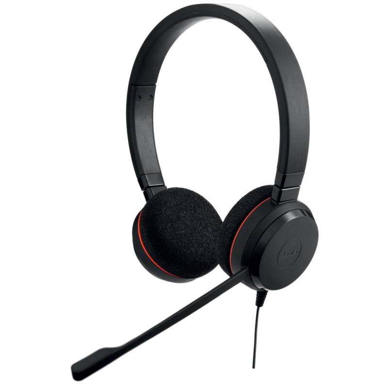 Jabra Evolve 20 MS  Bedraade On-Ear USB Headset  Zwart