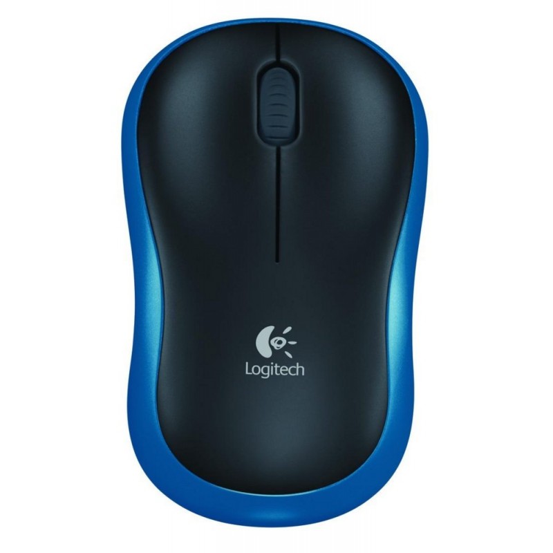 Logitech M185 Draadloze Muis - Blauw