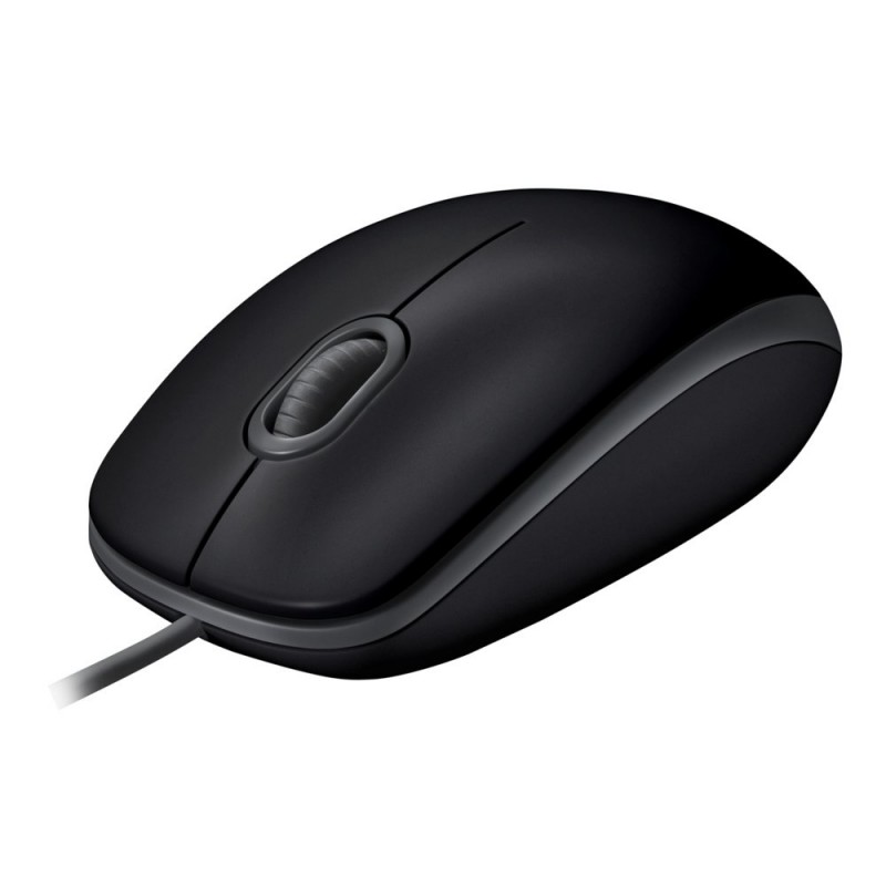 Logitech B110 Stille Bedrade Muis - Zwart