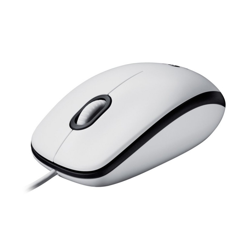 Logitech M100 Bedrade Muis - Wit