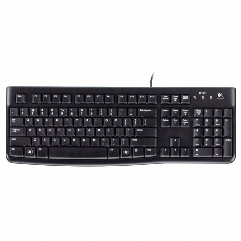 Logitech Keyboard K120 Zakelijk Bedraad Toetsenbord Qwerty