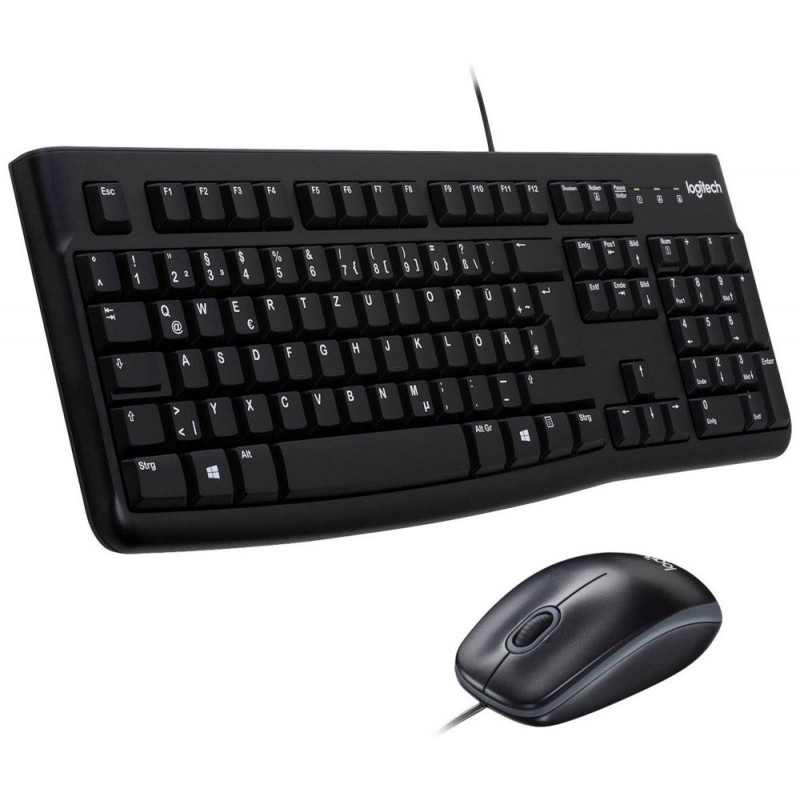 Logitech Bedrade Muis en Toetsenbordcombo QWERTZ