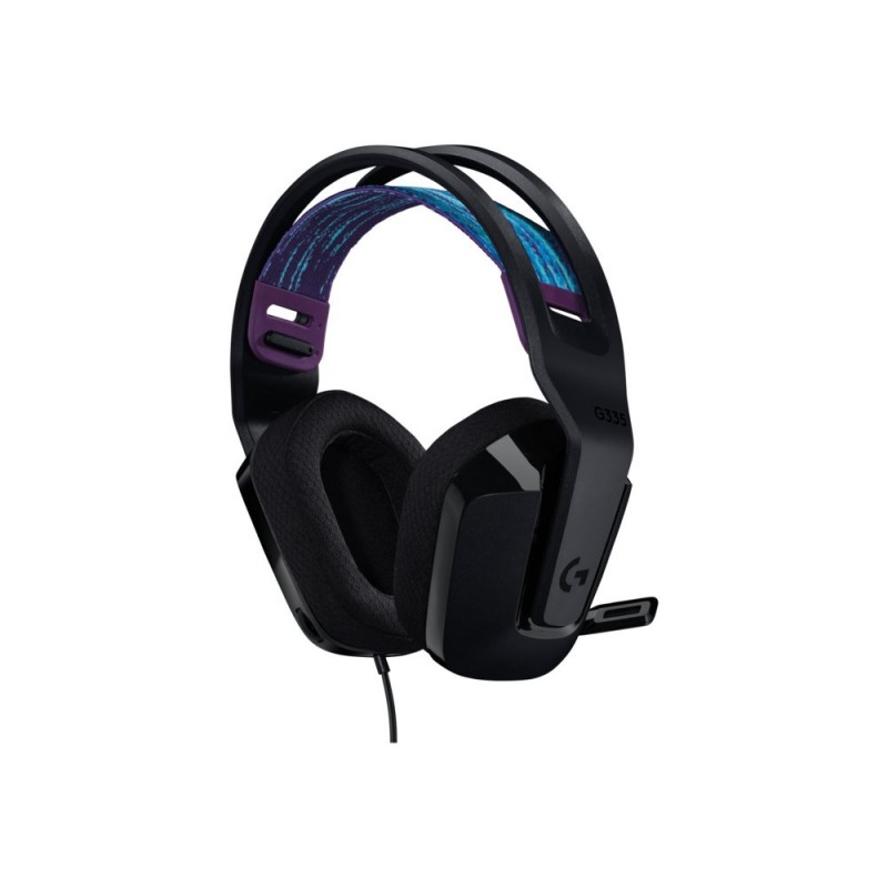 Logitech G335  On-Ear Gaming Headset 35mm Connector  Zwart