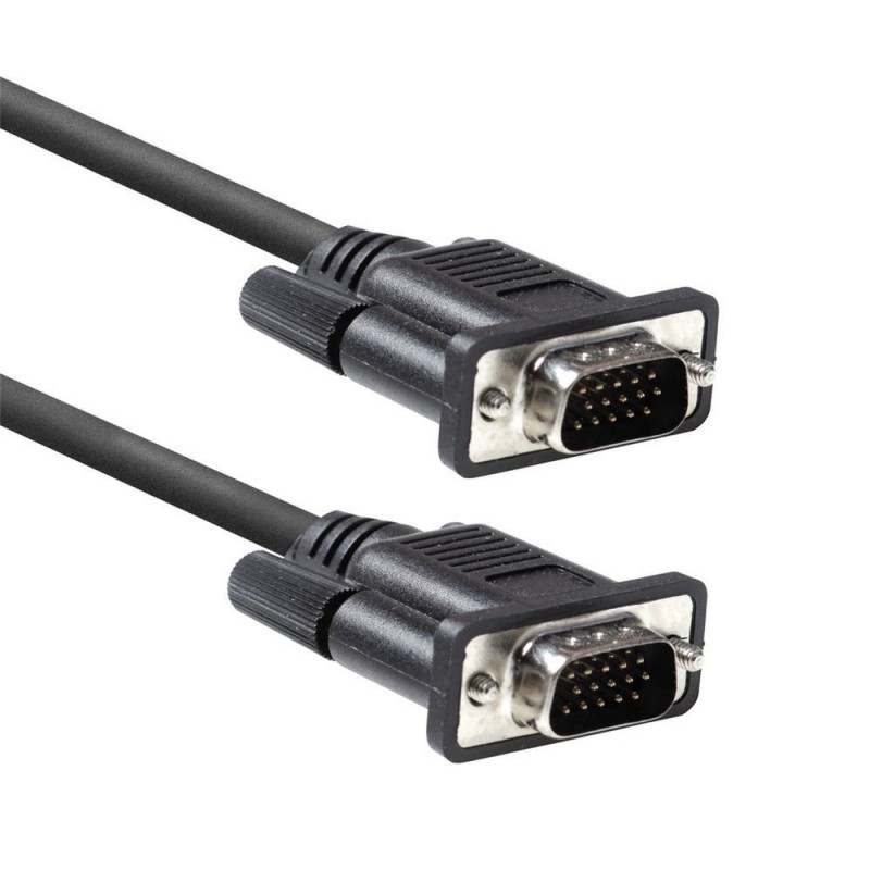 ACT AC3510 VGA kabel 18 m VGA (D-Sub) Zwart