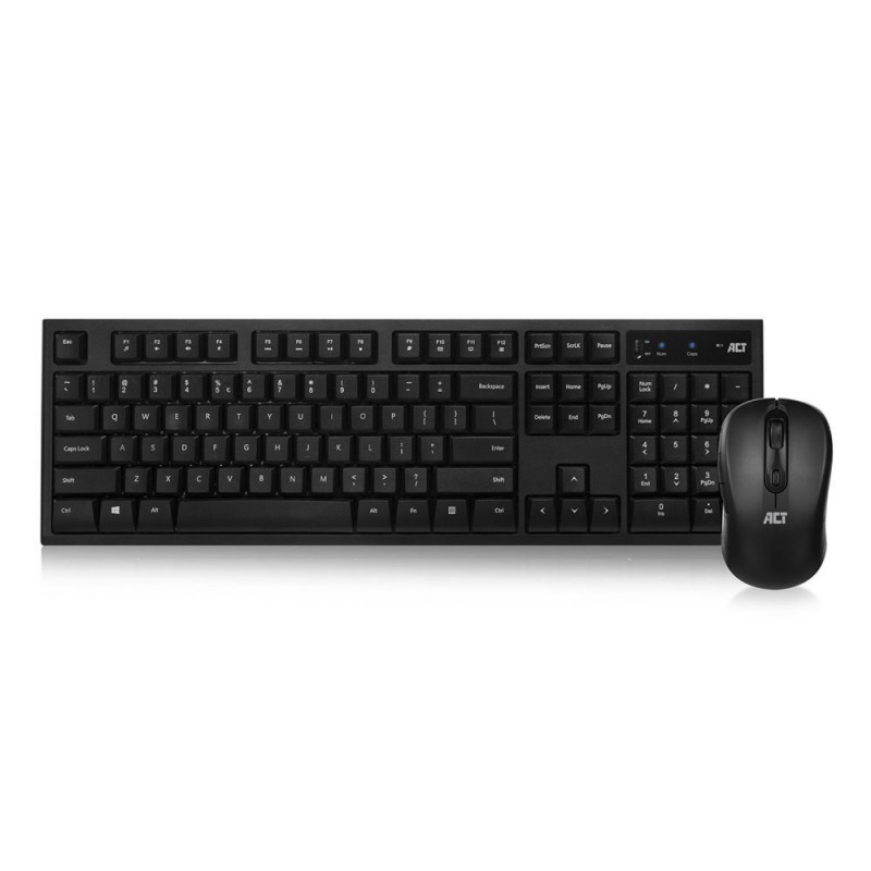 ACT AC5700 toetsenbord RF Draadloos QWERTY US International Zwart